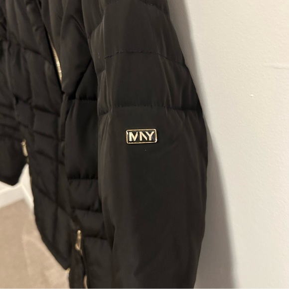 MARC NEW YORK QUILTED BLACK PUFFER JACKET WATER RESISTANT SIZE MEDIUM - Picture 5 of 11